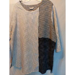 Marketplace Handwork of  India Women’s 1W Cotton Abstract Tunic Art 2 Wear